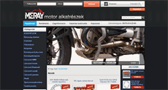 Desktop Screenshot of bikeparts.hu